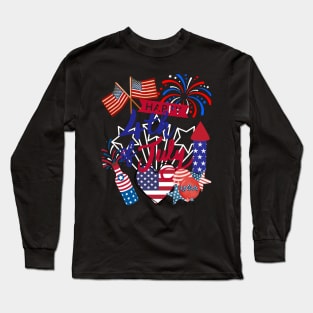 Holiday on the fourth day of July Long Sleeve T-Shirt